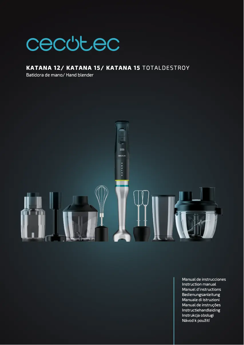 Page 1 de la notice Manuel utilisateur Cecotec Katana 12