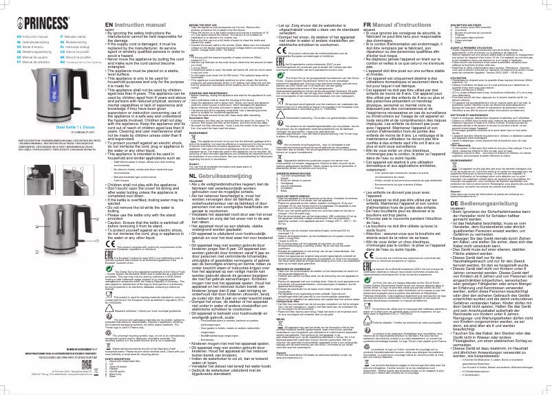 Imagen de la primera página del manual del dispositivo Deluxe 236045