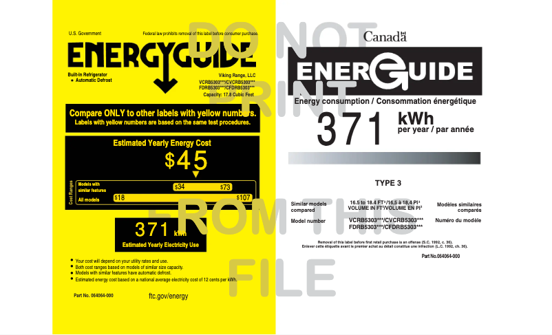 Page 1 of the manual Instruction Manual Viking FDRB5303R