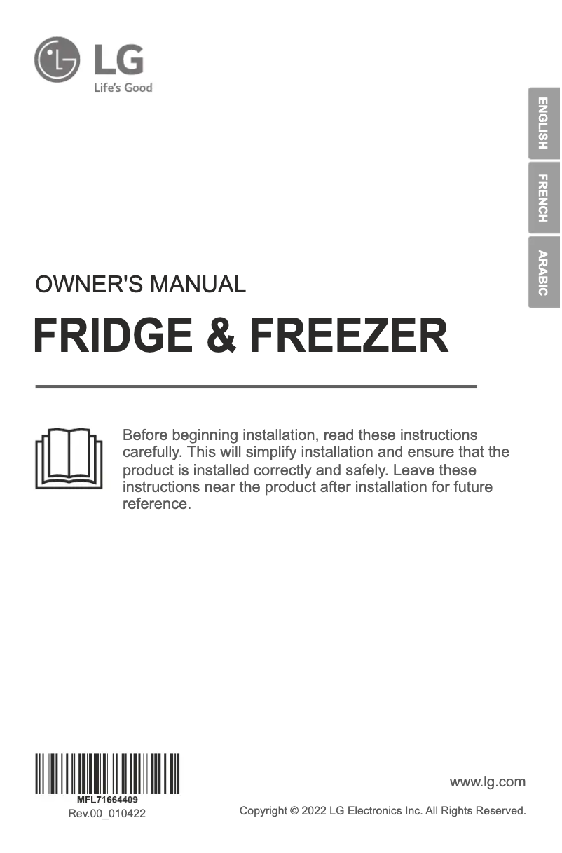 Imagen de la primera página del manual del dispositivo GL-B492PXGB