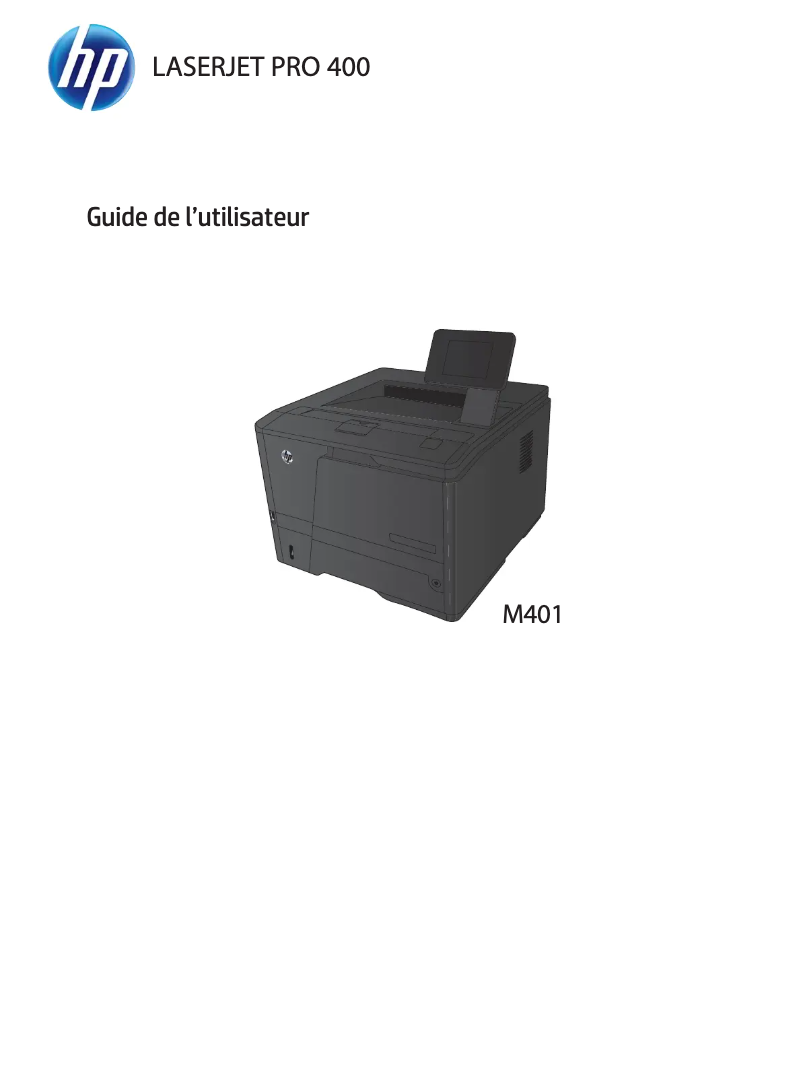 Page n°1 - Manuel utilisateur HP LaserJet Pro 400 M401
