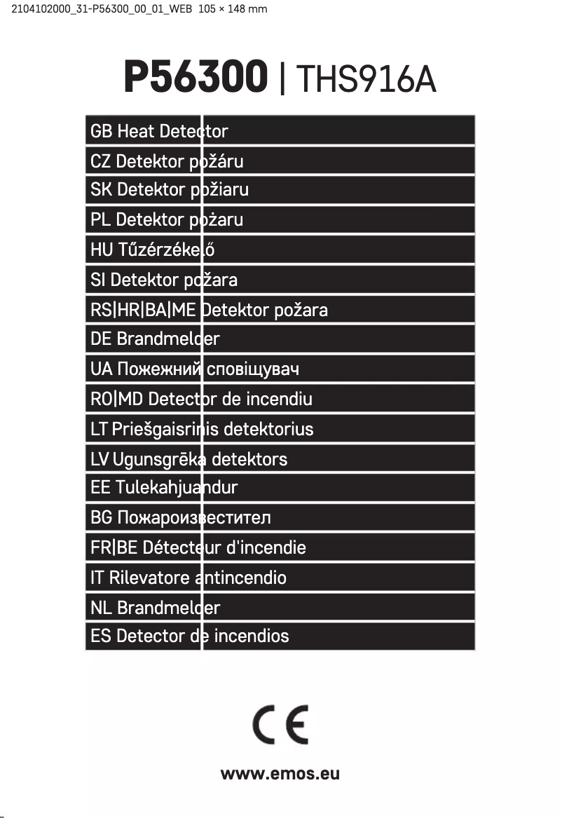 Página 1 del manual Manual de usuario Emos P56300