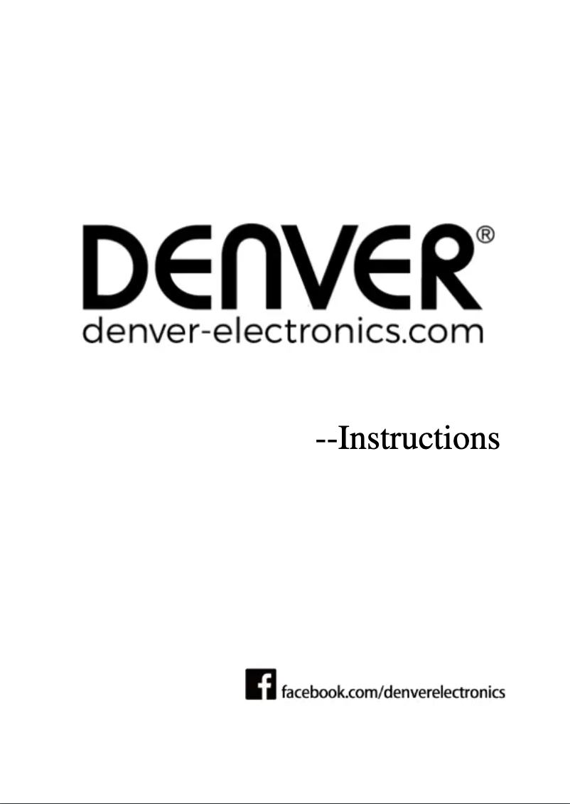 Page 1 de la notice Manuel utilisateur Denver LSC-531 MK2