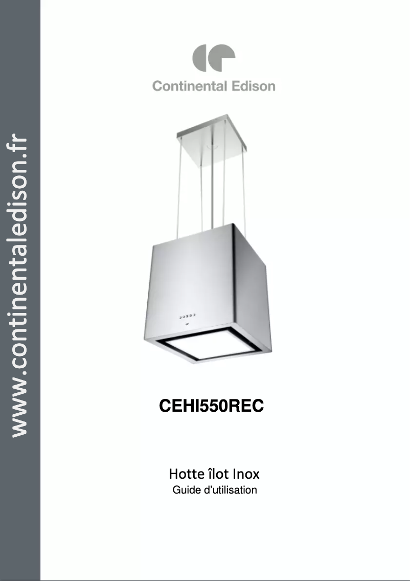Page 1 de la notice Manuel utilisateur Continental Edison CEHI550REC