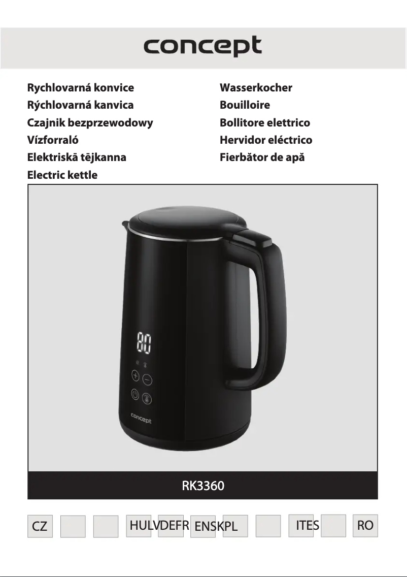 Image de la première page du manuel de l'appareil RK3360