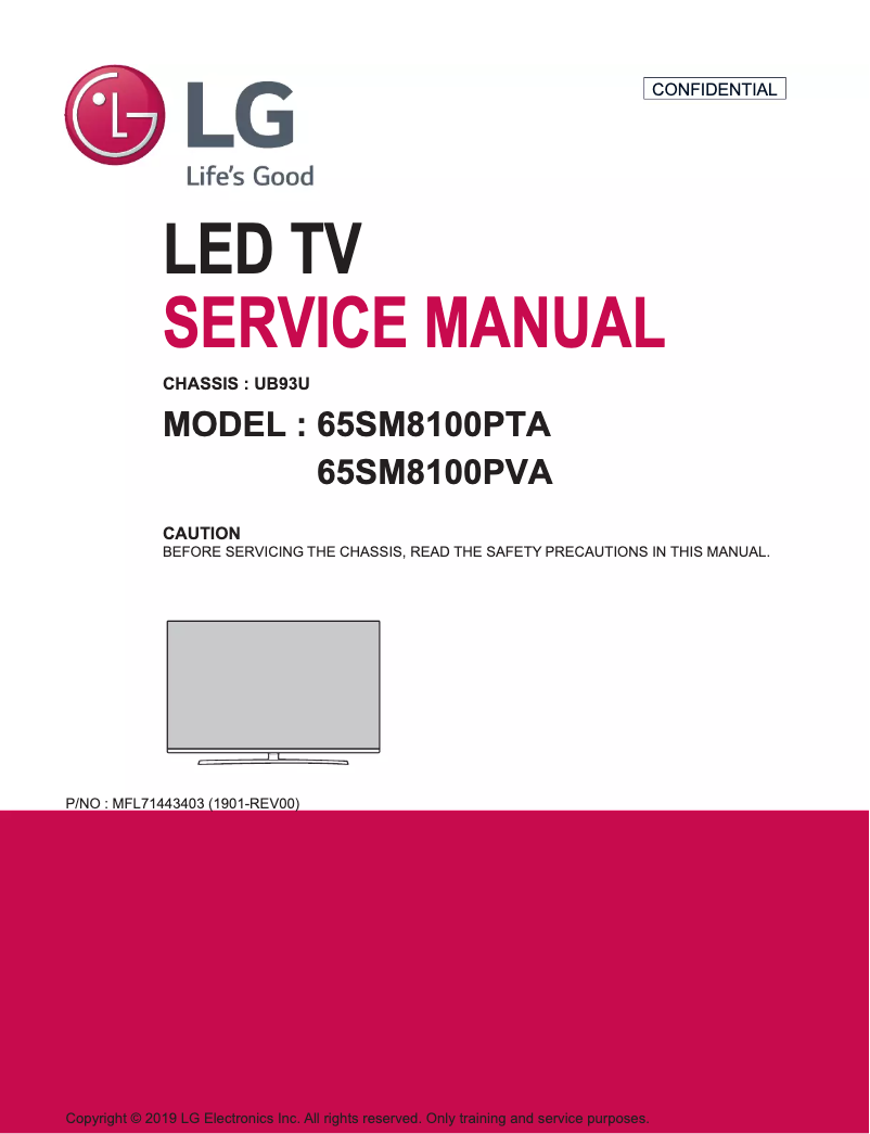 Page n°1 - Manuel utilisateur LG 55SM9000PTA