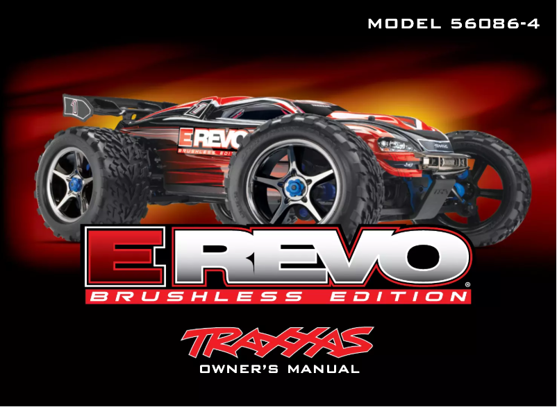 Image de la première page du manuel de l'appareil E-Revo Brushless Edition