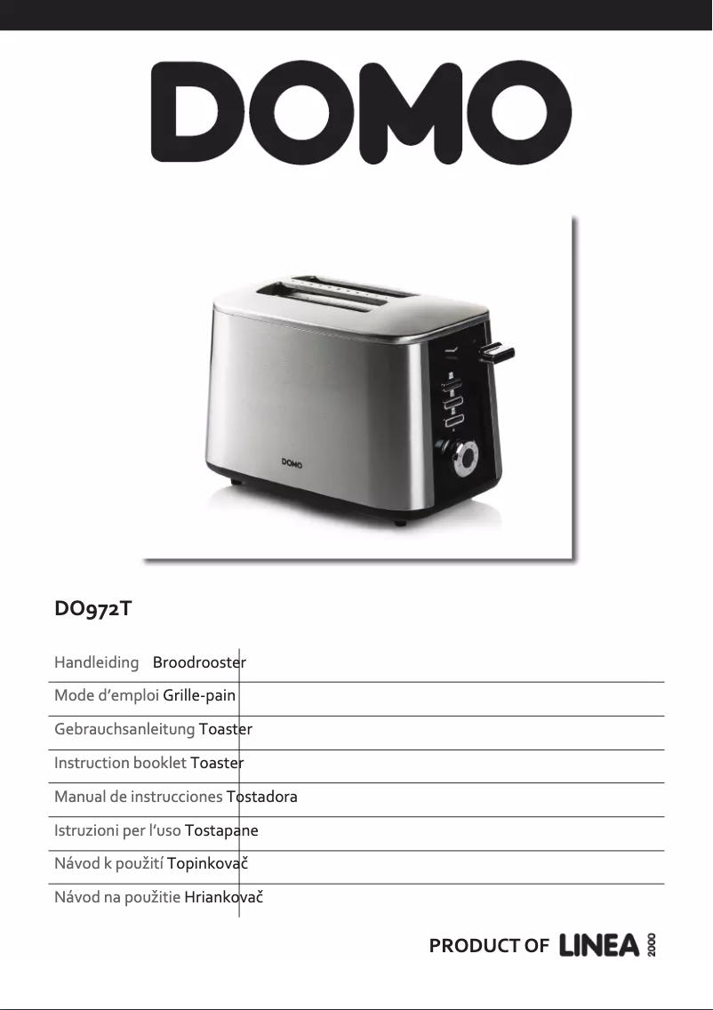 Page n°1 - Manuel utilisateur Domo DO972T