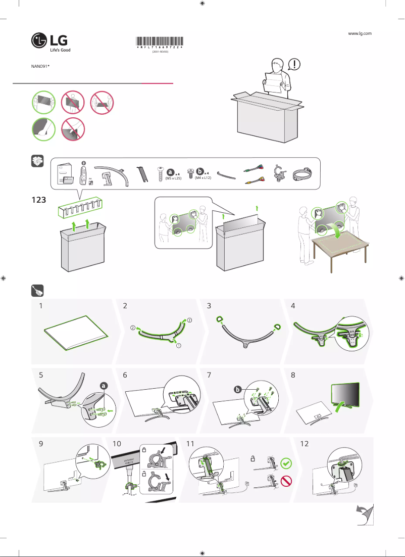 Image de la première page du manuel de l'appareil 55NANO91PNA