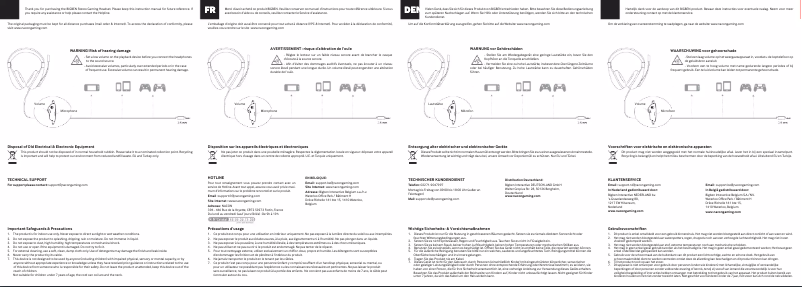 Image de la première page du manuel de l'appareil PS5HEADSETV1