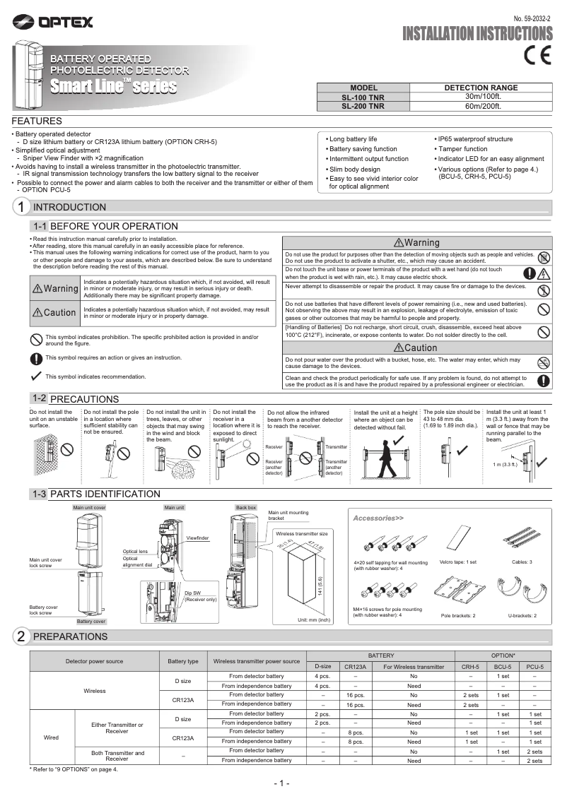 Image de la première page du manuel de l'appareil SL-200TNR