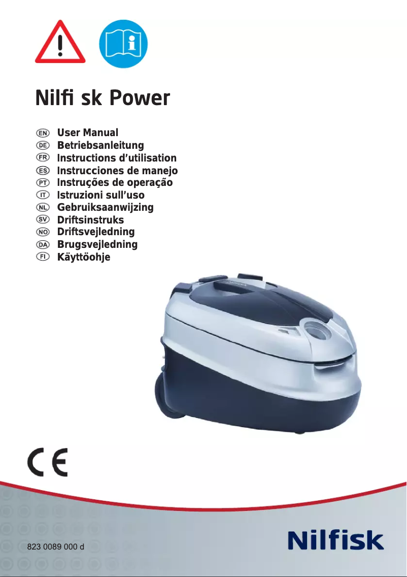 Página 1 del manual Manual de usuario Nilfisk Power 40
