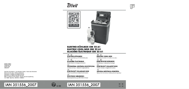 Página 1 del manual Manual de usuario Crivit IAN 351556