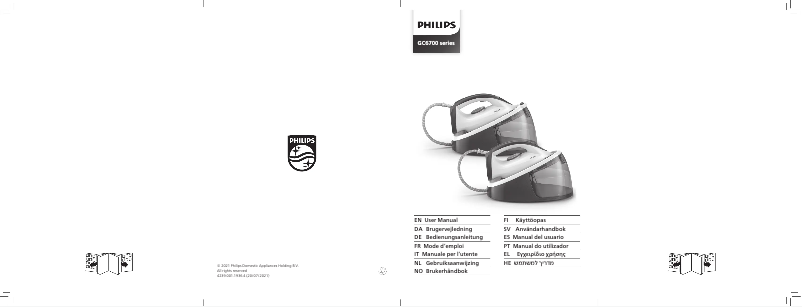 Page 1 of the manual User Manual Philips FastCare Compact GC6740