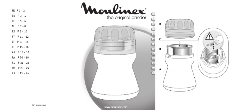 Image de la première page du manuel de l'appareil L'Original AR110510