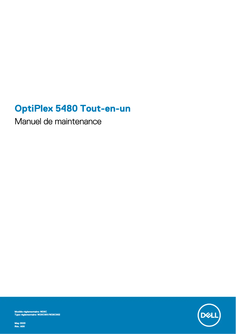 Page n°1 - Manuel utilisateur Dell OptiPlex 5480