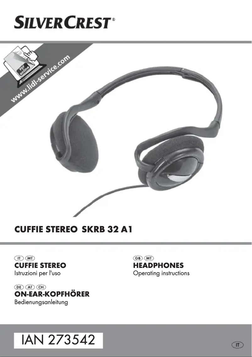 Image de la première page du manuel de l'appareil SKRB 32 A1
