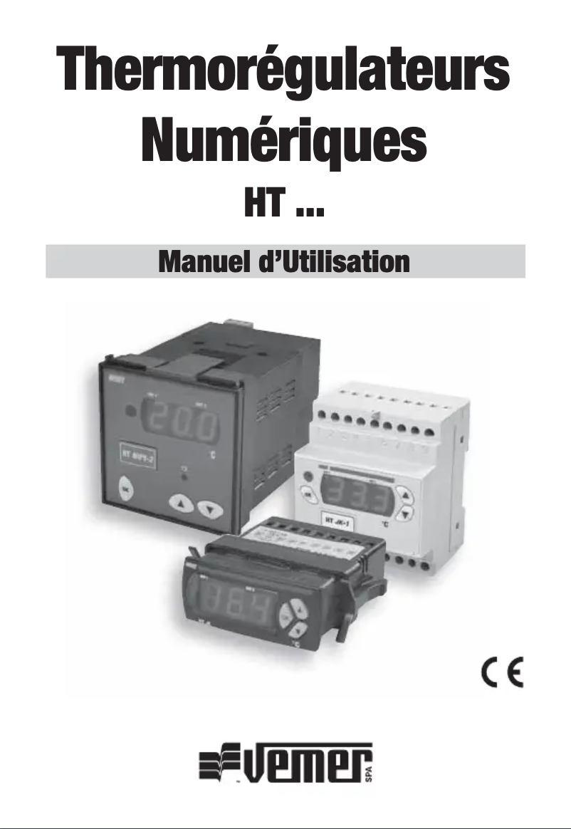 Page n°1 - Manuel utilisateur Vemer HT NTC-1P7A
