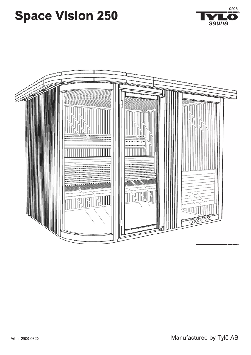 Imagen de la primera página del manual del dispositivo Space Vision 250