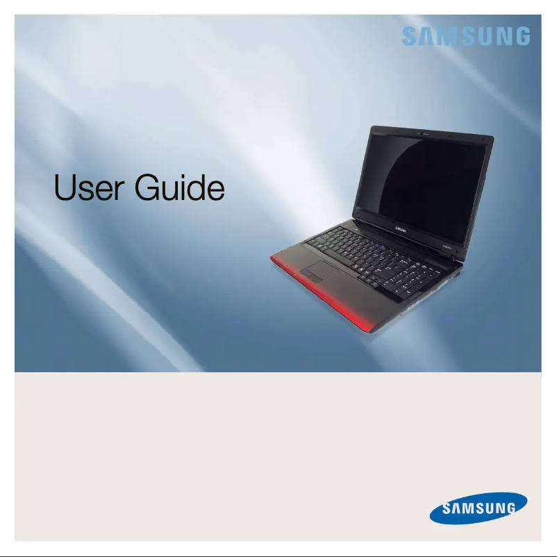 Page 1 de la notice Manuel utilisateur Samsung NP-R610