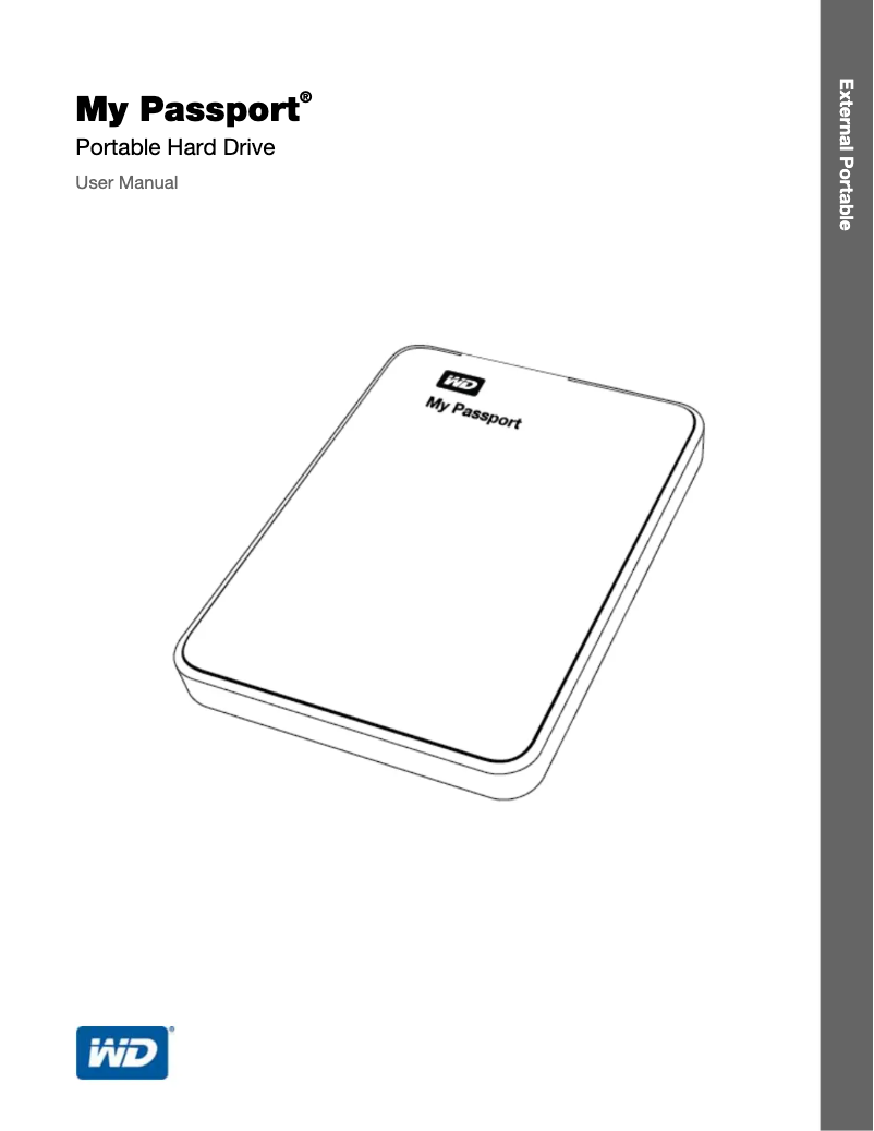 Page 1 de la notice Manuel utilisateur Western Digital My Passport Ultra