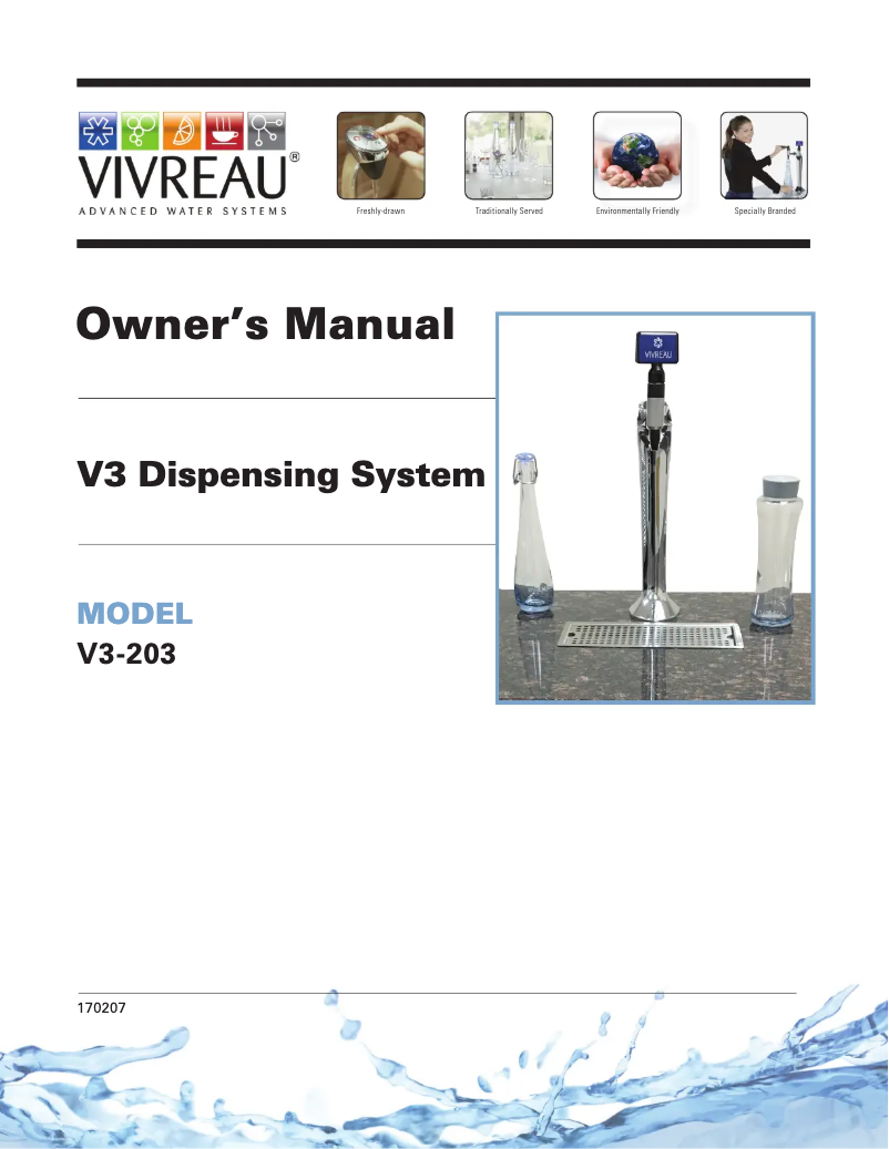 Page n°1 - Manuel utilisateur Vivreau V3-203