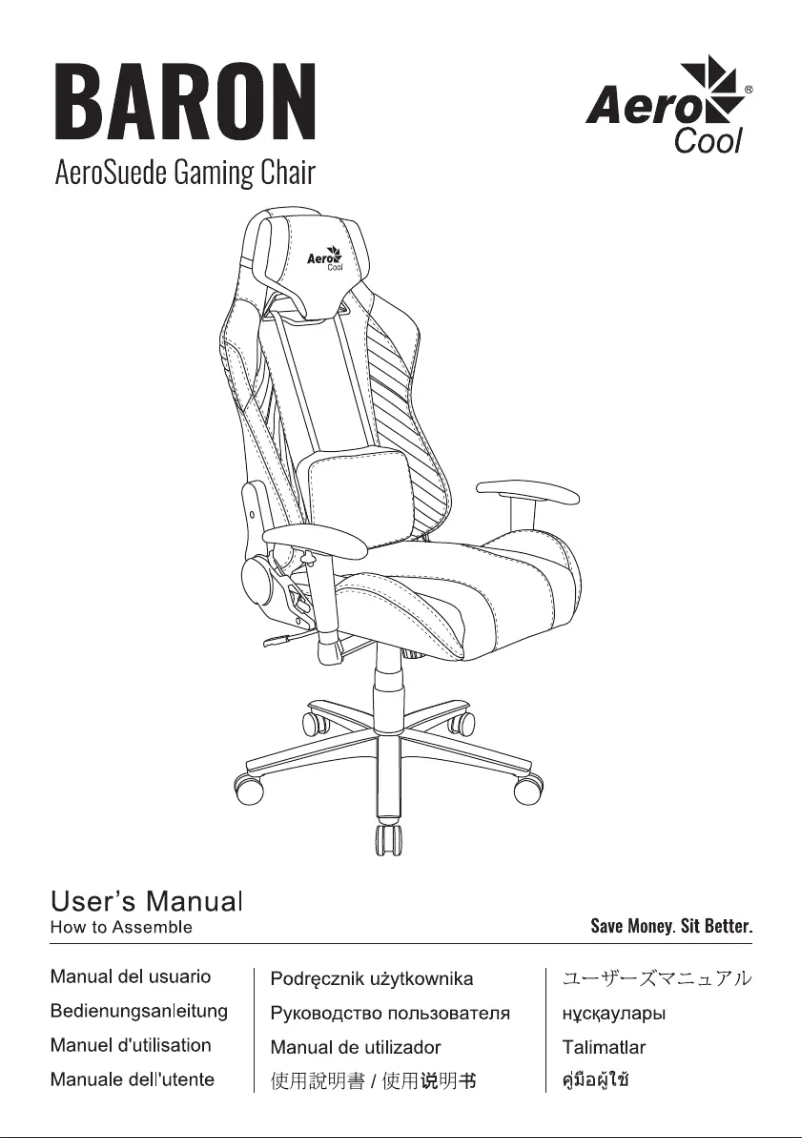 Page 1 de la notice Manuel utilisateur AeroCool Baron