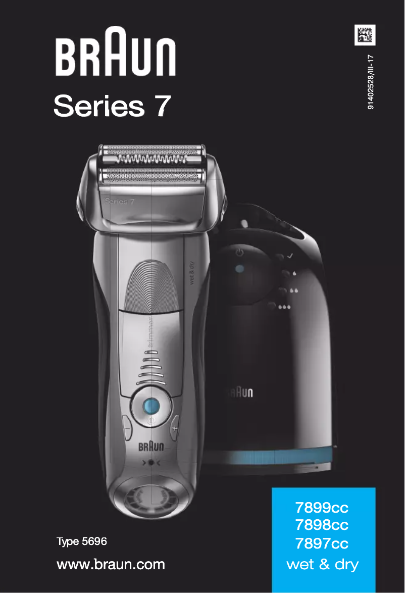 Page n°1 - Manuel utilisateur Braun Series 3 wet & dry
