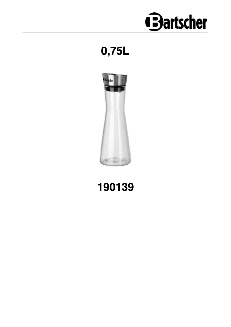 Imagen de la primera página del manual del dispositivo 190139