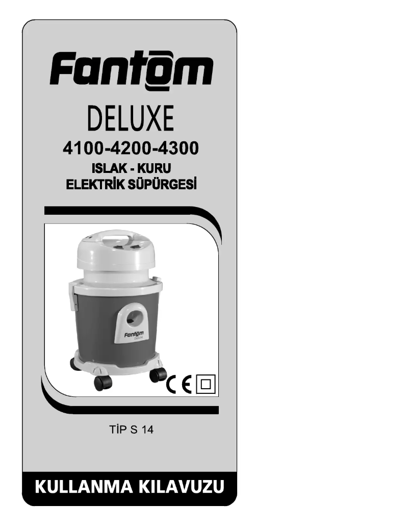 Page 1 de la notice Manuel utilisateur Fantom Deluxe 4200