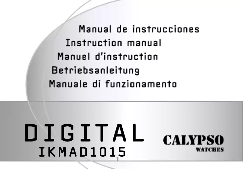Image de la première page du manuel de l'appareil K5655