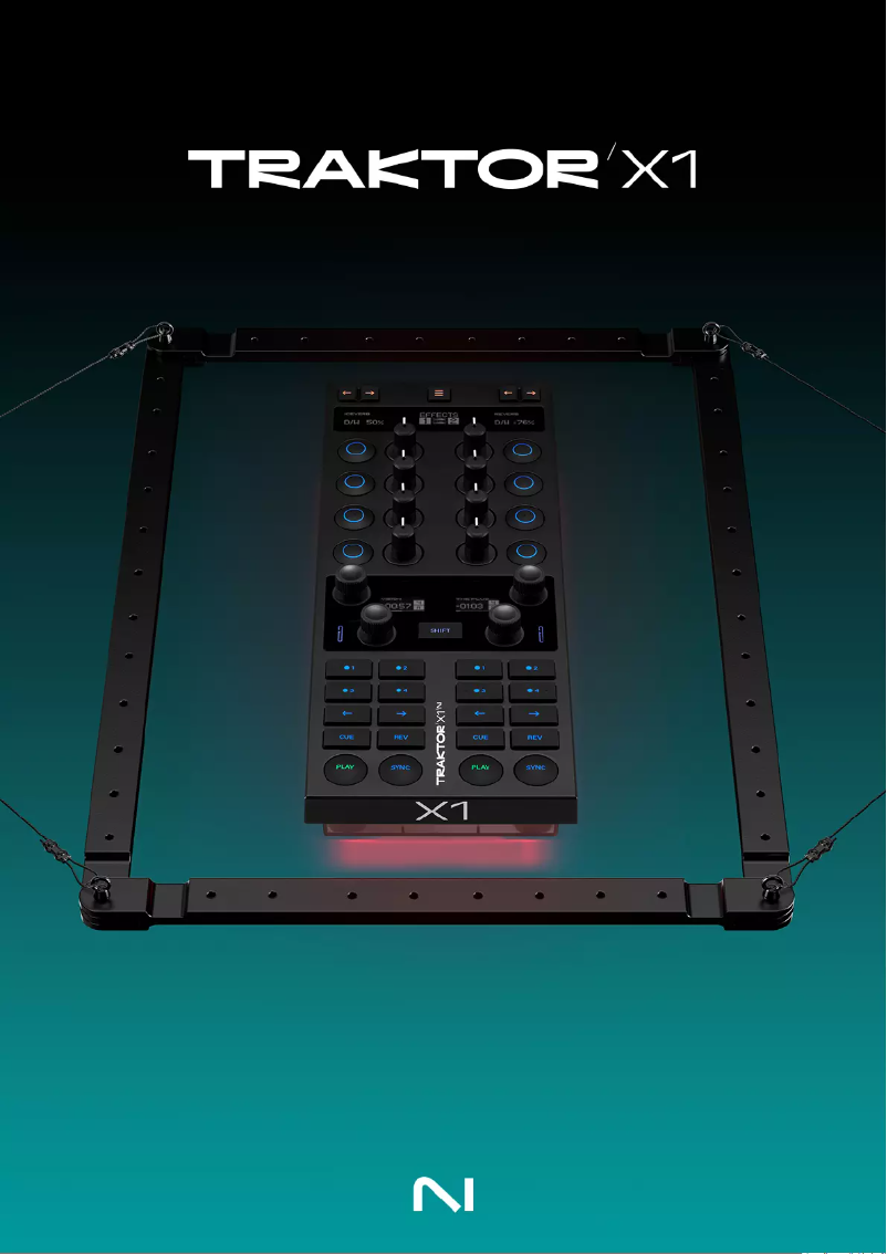 Page 1 de la notice Manuel utilisateur Native Instruments Traktor X1 MK3