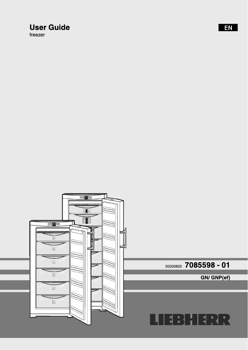 Page 1 de la notice Manuel utilisateur Liebherr GN 2723 Comfort