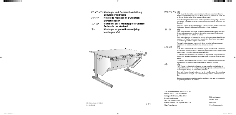 Image de la première page du manuel de l'appareil IAN 54542