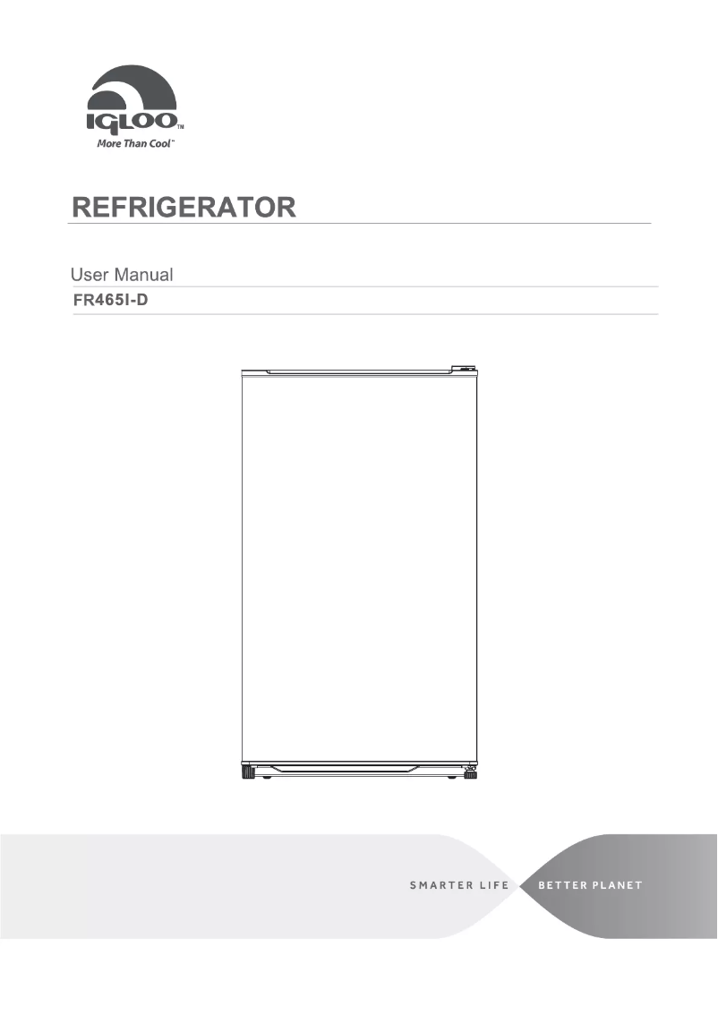 Page n°1 - Manuel utilisateur Igloo FR465I-D