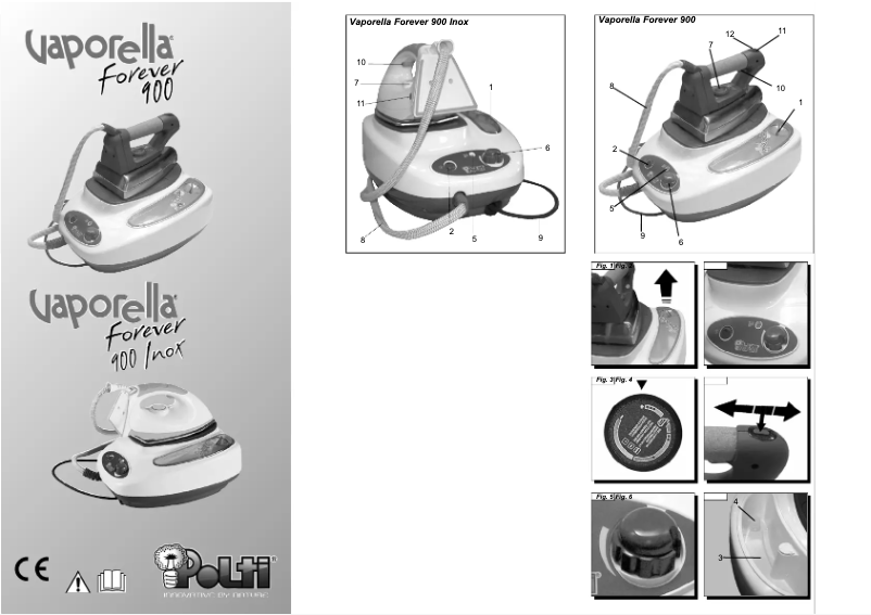Página 1 del manual Manual de usuario Polti Vaporella Forever 1000