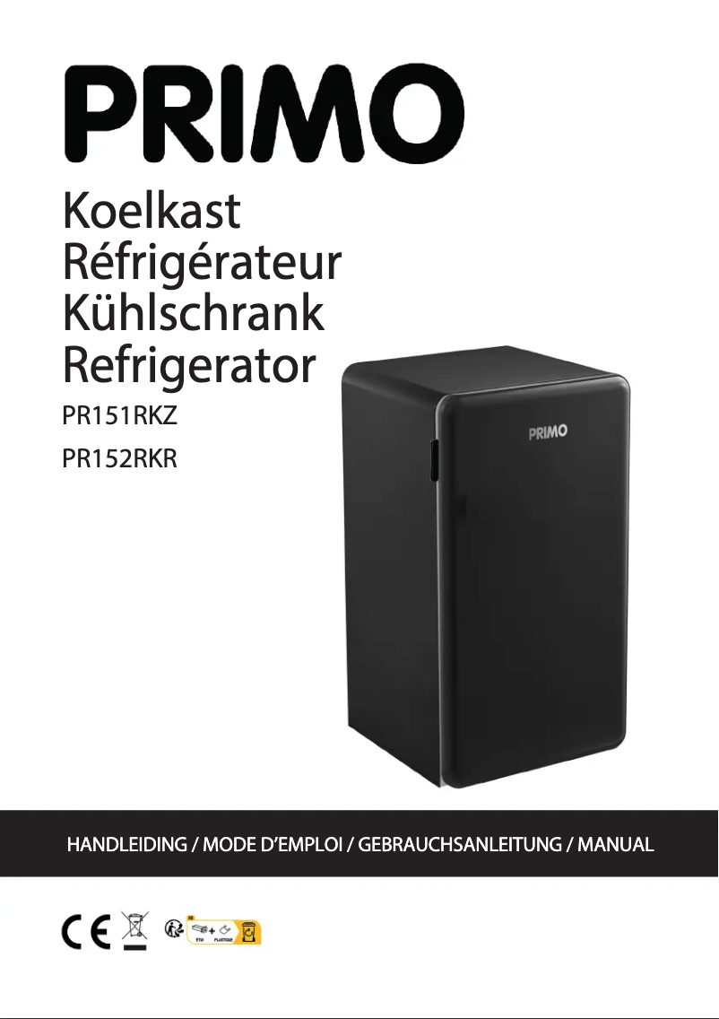 Page n°1 - Manuel utilisateur Primo PR151RKZ