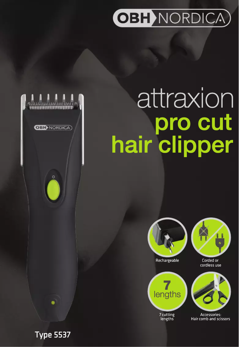 Image de la première page du manuel de l'appareil Attraxion Pro 5537