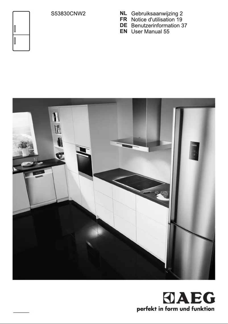 Image de la première page du manuel de l'appareil S53830CNW2