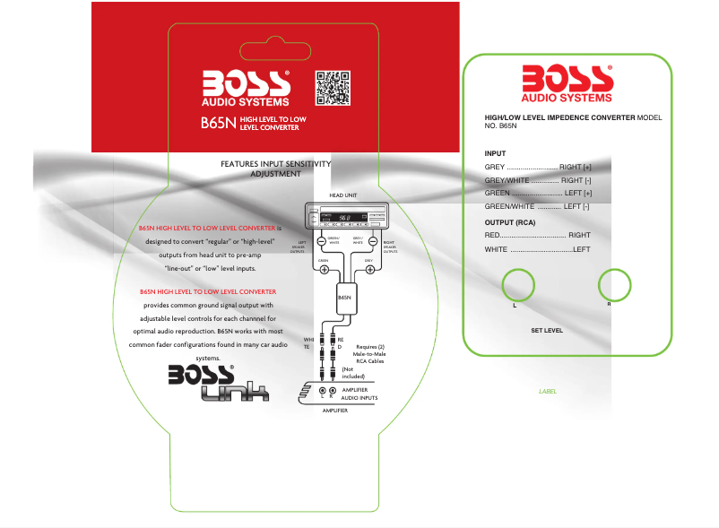 Image de la première page du manuel de l'appareil B65N