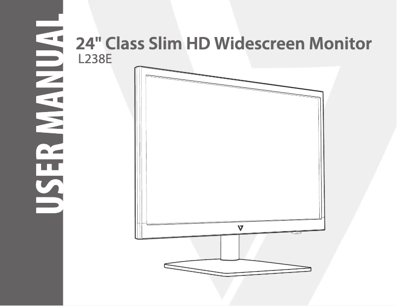 Page 1 de la notice Manuel utilisateur V7 L238E