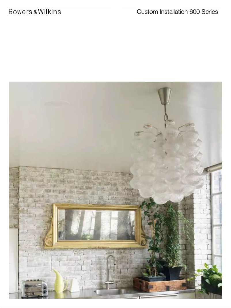 Página 1 del manual Folleto Bowers & Wilkins CCM682