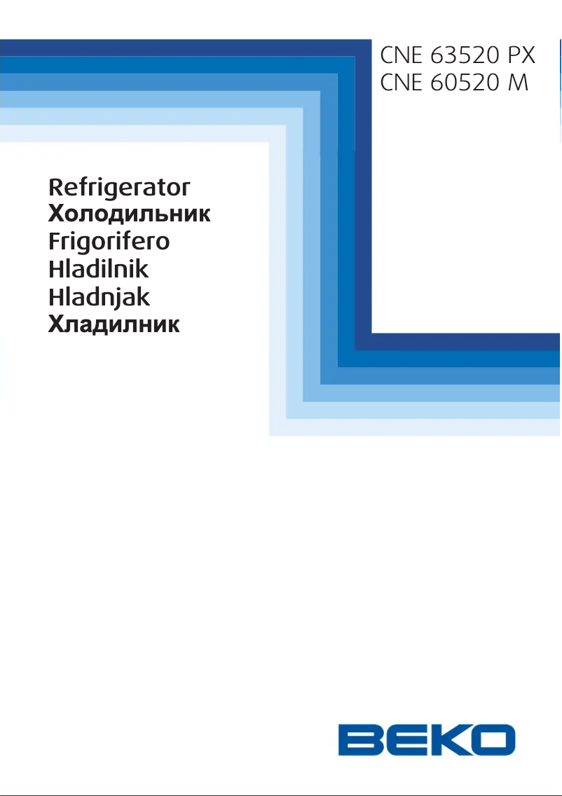 Page n°1 - Manuel utilisateur Beko CNE63520PX