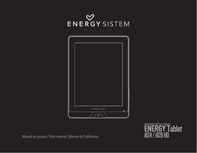 Page n°1 - Manuel utilisateur Energy Sistem i828 HD