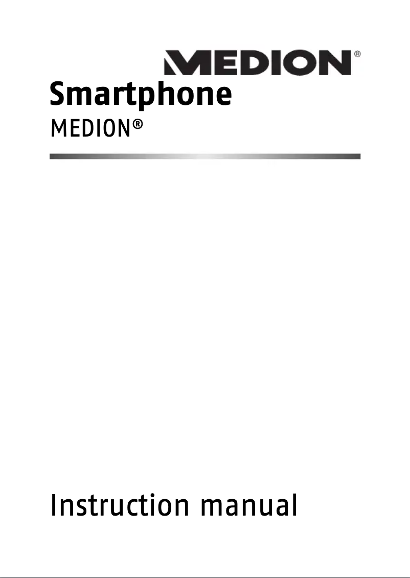 Page n°1 - Manuel utilisateur Medion LIFE S5004 (MD 99707)