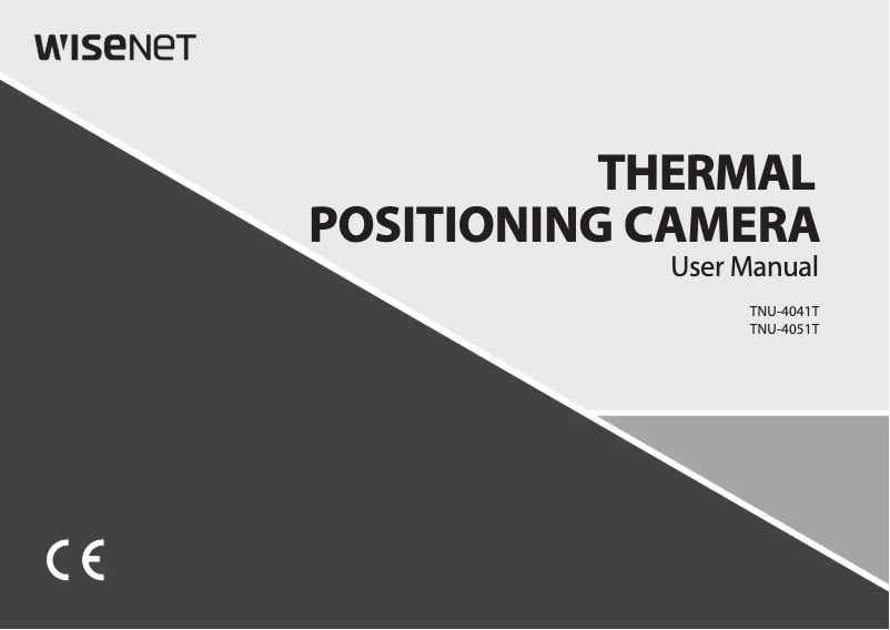 Page 1 de la notice Manuel utilisateur Wisenet TNU-4041T
