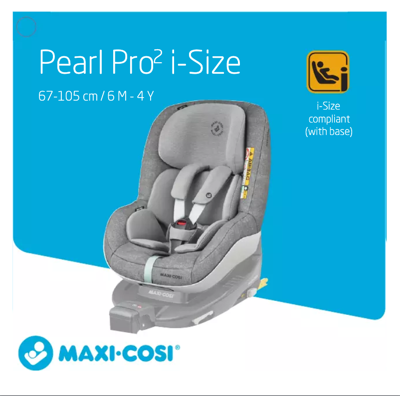 Image de la première page du manuel de l'appareil Pearl Pro 2 i-Size