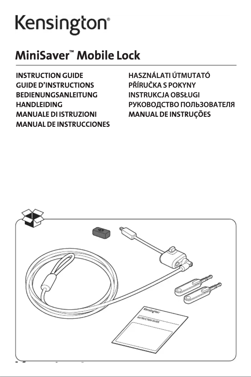 Page n°1 - Manuel utilisateur Kensington MiniSaver