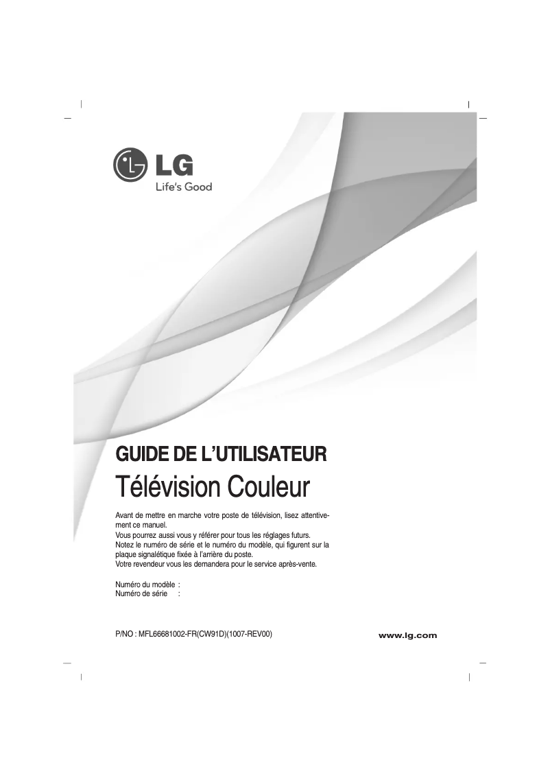 Página 1 del manual Manual de usuario LG 29FU6RLX