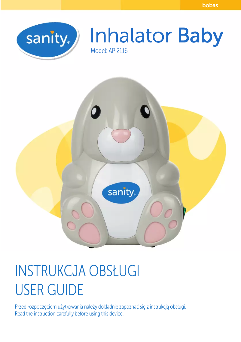 Página 1 del manual Manual de usuario Sanity Baby AP 2116